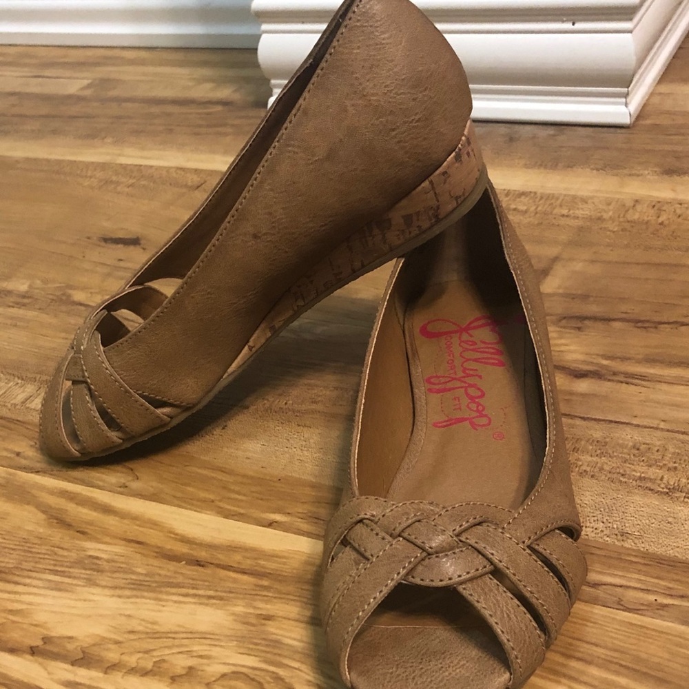 JellyPop open toe wedges